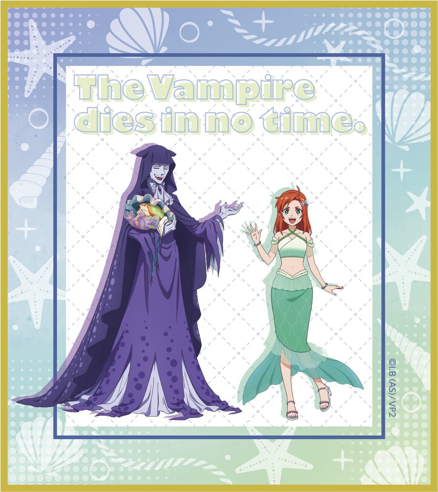 Medicos Entertainment - The Vampire Dies in No Time 2 Original Illustration Mini Shikishi Collection Mermaid Ver. - Good Game Anime