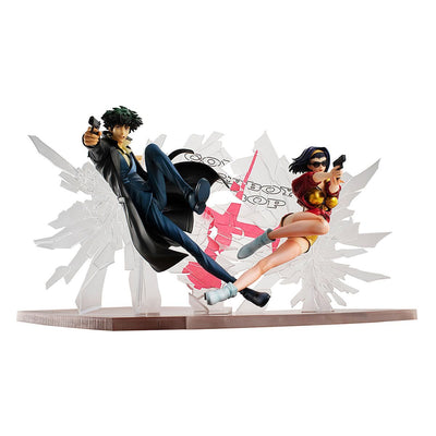 MegaHouse - Cowboy Bebop Spike and Faye 1st Gig Set of 2 Statues - Good Game Anime