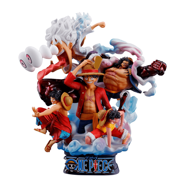 MegaHouse - Petitrama series DX LOGBOX ONE PIECE RE BIRTH 02 Luffy Special - Good Game Anime
