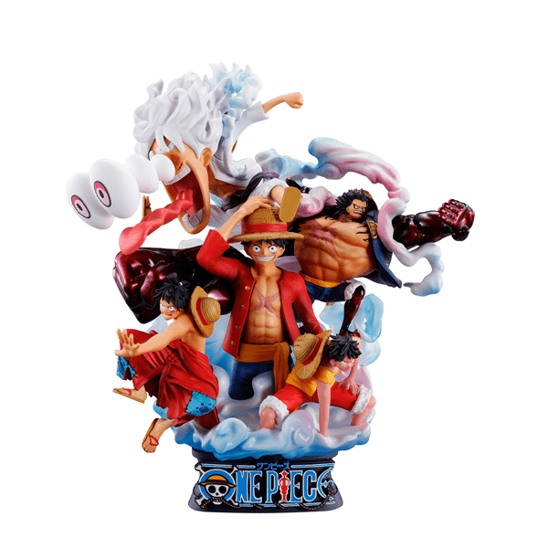 MegaHouse - Petitrama series DX LOGBOX ONE PIECE RE BIRTH 02 Luffy Special - Good Game Anime
