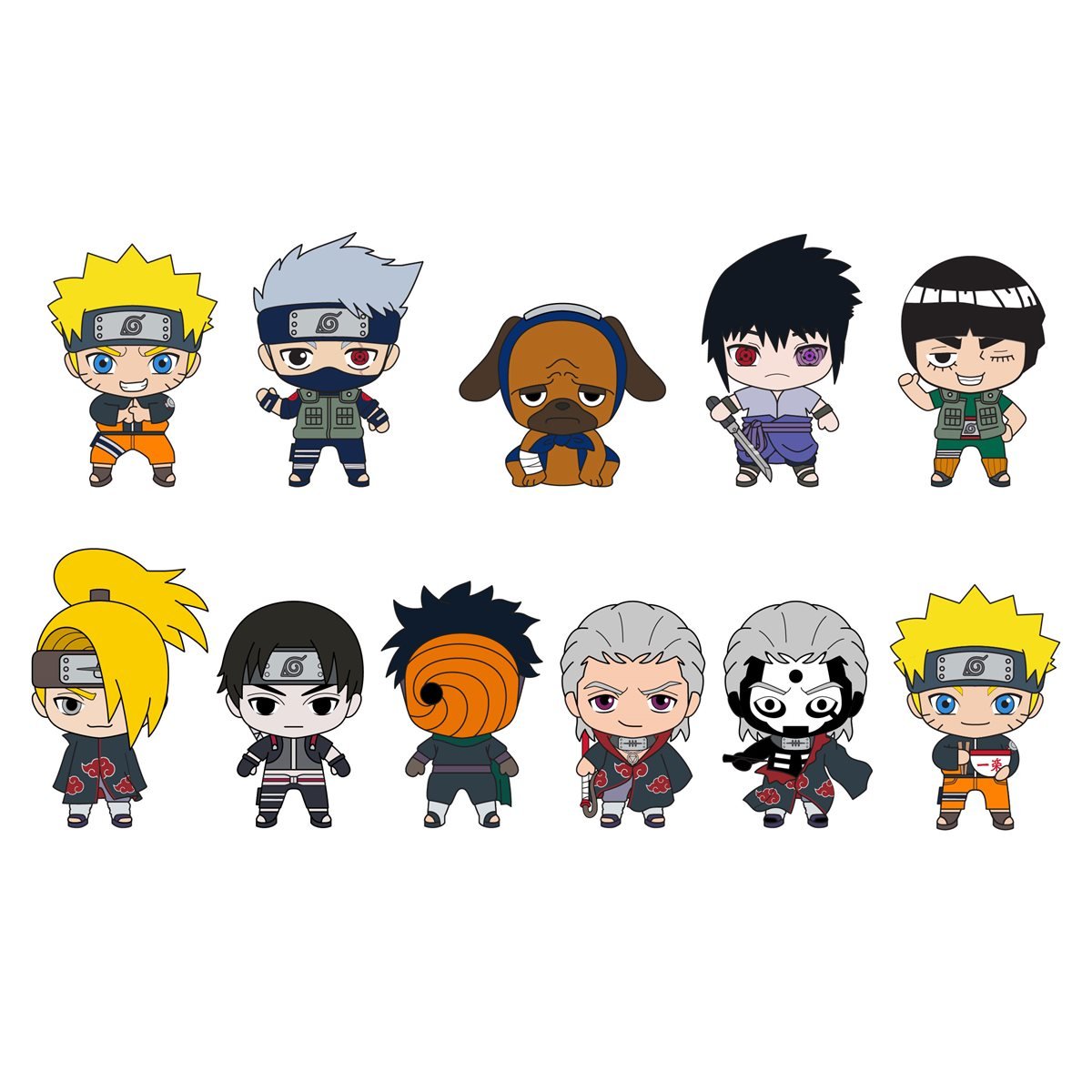 Monogram - Naruto Series 3 Figural Bag Clip: 1 Random Pull - Good Game Anime