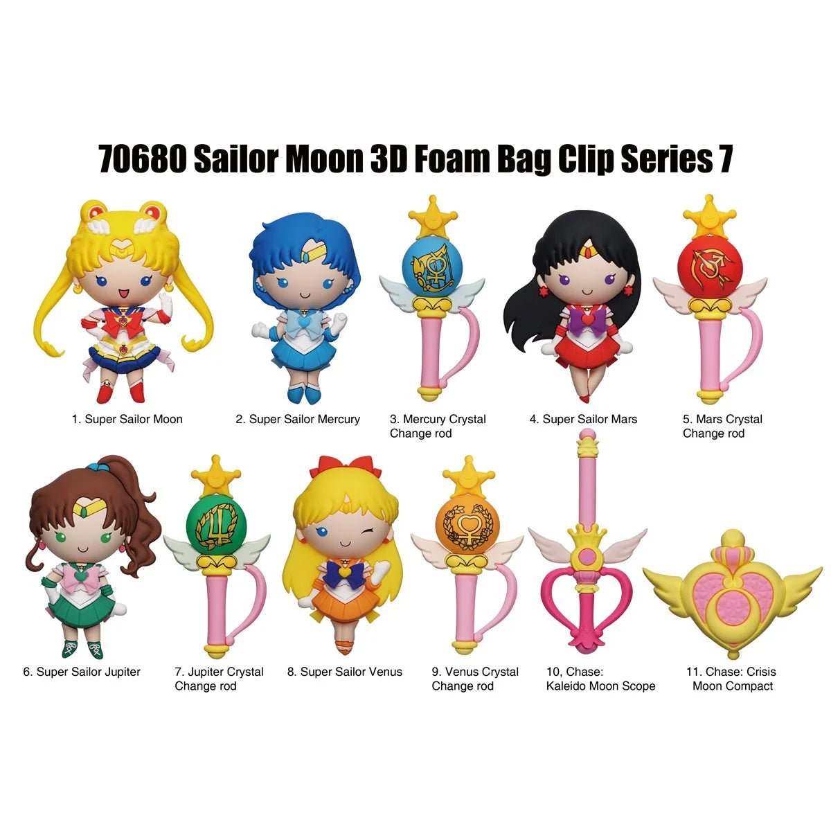 Monogram - Sailor Moon 3D Foam Bag Clip Series 7: 1 Random Pull - Good Game Anime