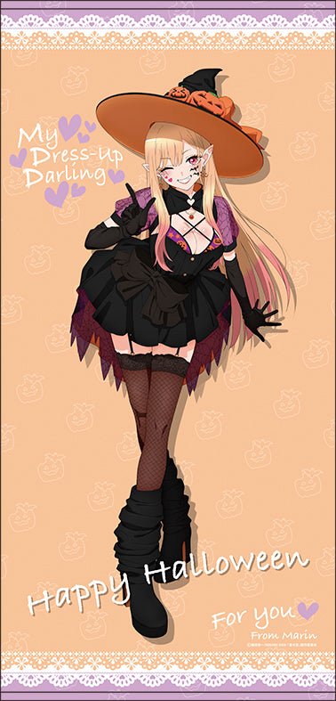 Movic - My Dress-Up Darling Greeting Set Marin Kitagawa & Halloween (Acrylic Figure, Big Towel, Postcard) - Good Game Anime