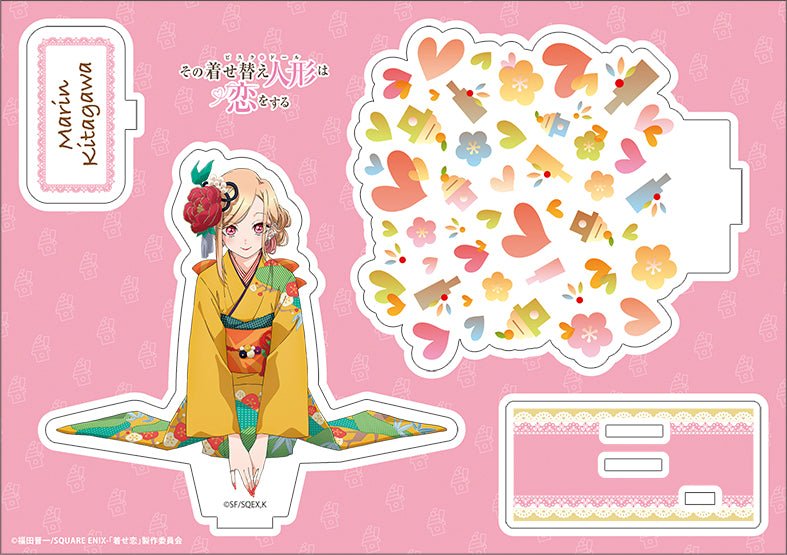 Movic - My Dress-Up Darling Greeting Set Marin Kitagawa & New Year (Acrylic Figure, Big Towel, Postcard) - Good Game Anime