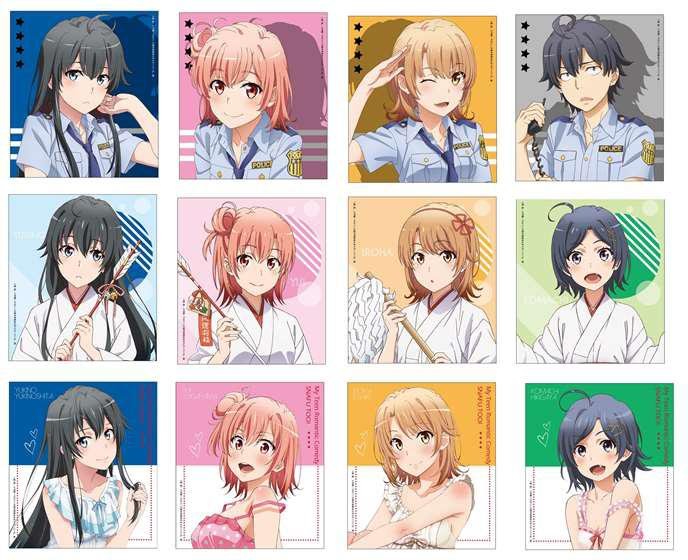 M's - My Teen Romantic Comedy SNAFU: Newly Drawn Trading Mini Shikishi 1st: 1 Random Pull - Good Game Anime