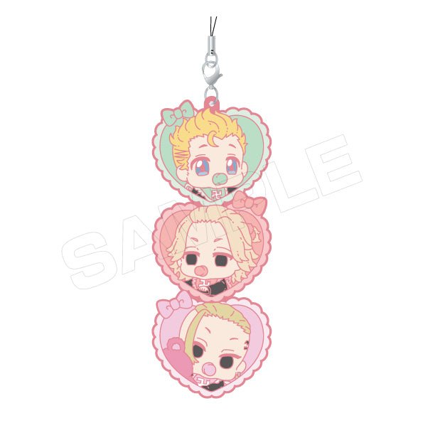 Murakami - Tokyo Revengers Rubber Strap Keychain A Hanagaki Takemichi & Sano Manjiro & Ryuguji Ken - Good Game Anime