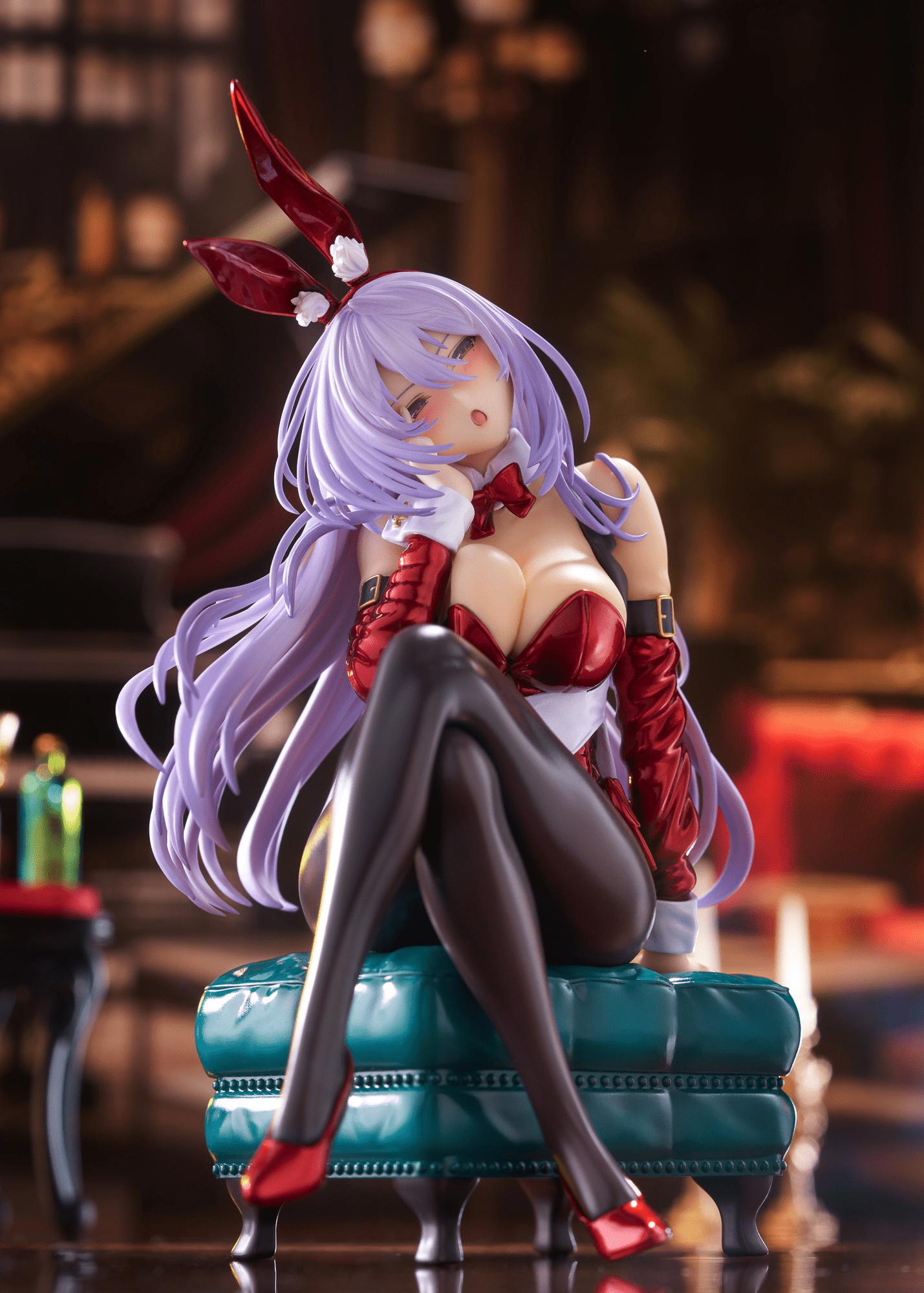 PLUM - She Laughs Shy AMAGASA TSUDURI Bunny Style XMas Santa Color Ver. (Shy Girls in Love) (Copy) - Good Game Anime