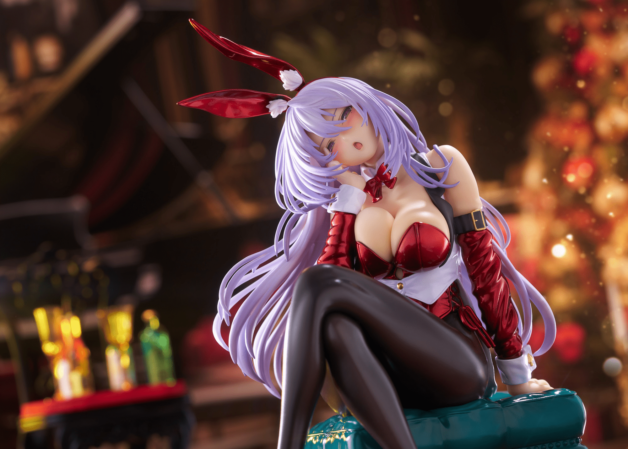 PLUM - She Laughs Shy AMAGASA TSUDURI Bunny Style XMas Santa Color Ver. (Shy Girls in Love) (Copy) - Good Game Anime