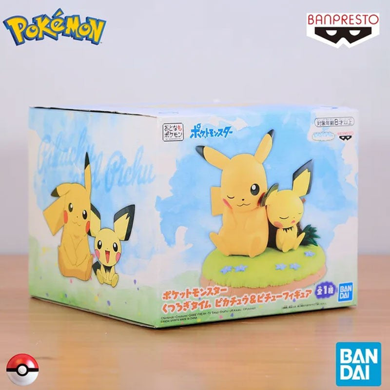 Pokemon Relaxing Time Pikachu & Pichu Figure