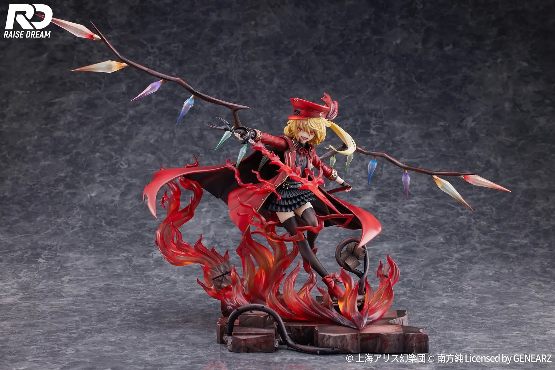 RaiseDream - 1/6 Touhou Project Flandre Scarlet Military Uniform Ver. Illustration by Minakata Sunao - Good Game Anime