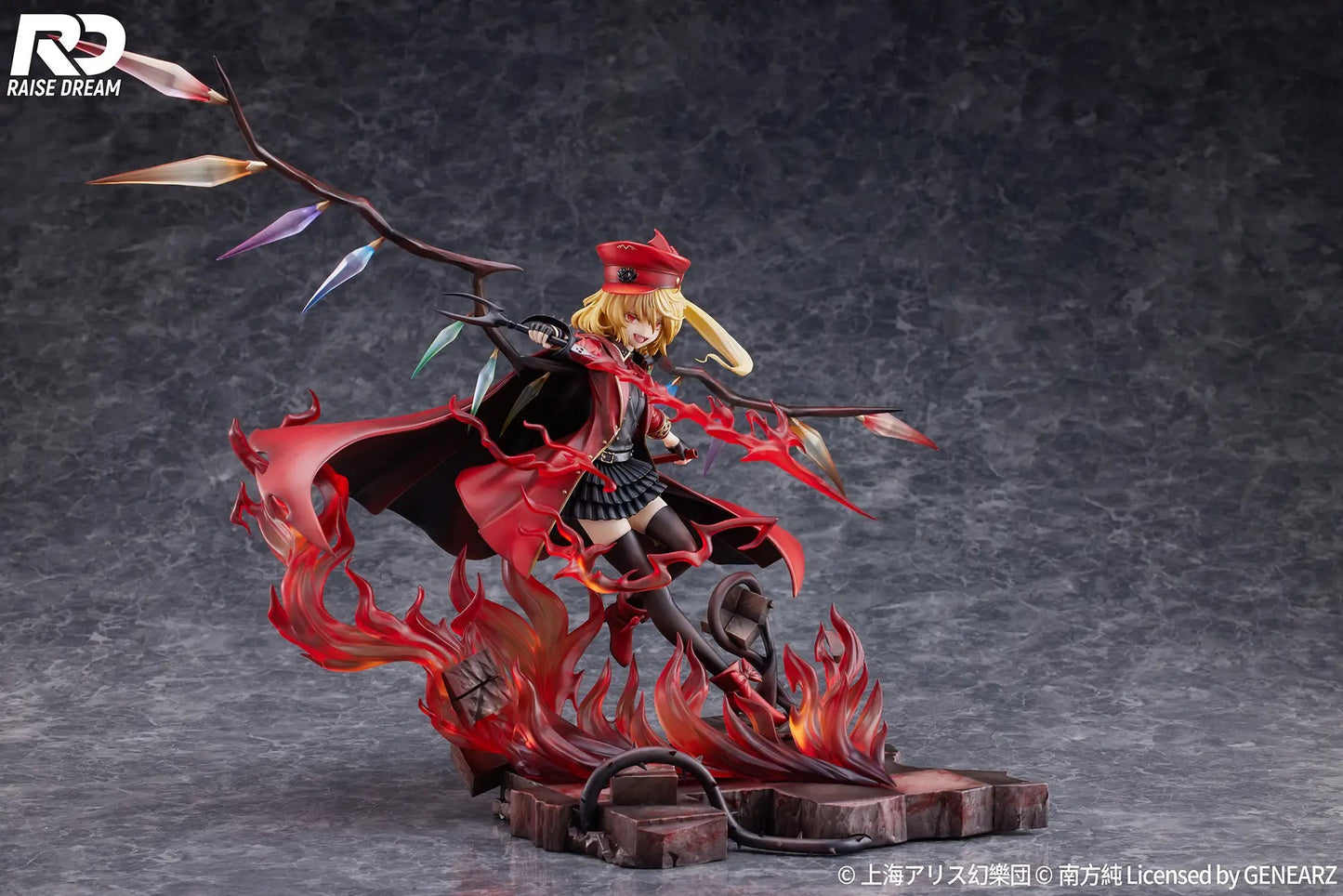 RaiseDream - 1/6 Touhou Project Flandre Scarlet Military Uniform Ver. Illustration by Minakata Sunao - Good Game Anime