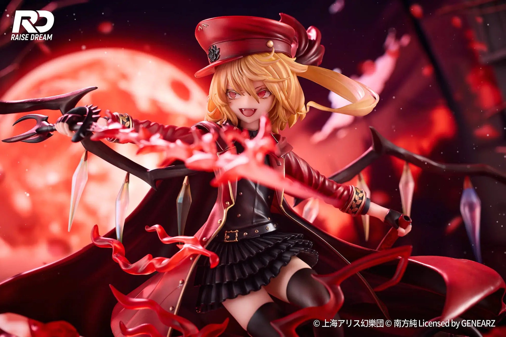 RaiseDream - 1/6 Touhou Project Flandre Scarlet Military Uniform Ver. Illustration by Minakata Sunao - Good Game Anime