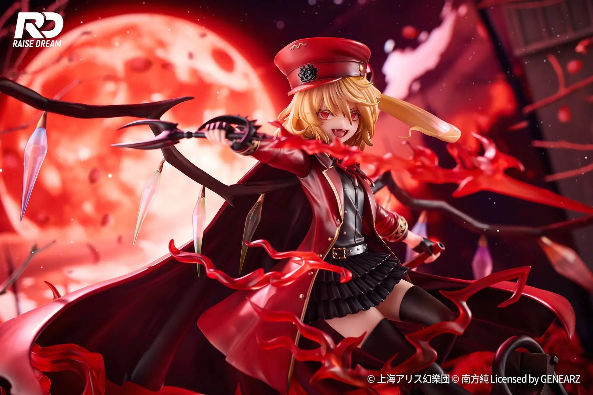 RaiseDream - 1/6 Touhou Project Flandre Scarlet Military Uniform Ver. Illustration by Minakata Sunao - Good Game Anime