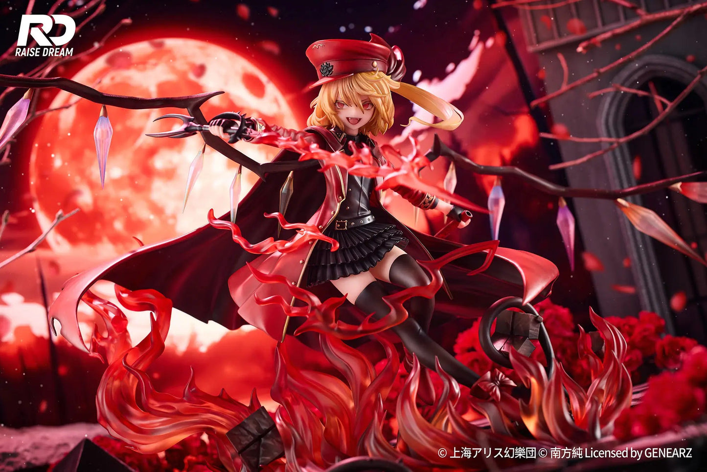 RaiseDream - 1/6 Touhou Project Flandre Scarlet Military Uniform Ver. Illustration by Minakata Sunao - Good Game Anime