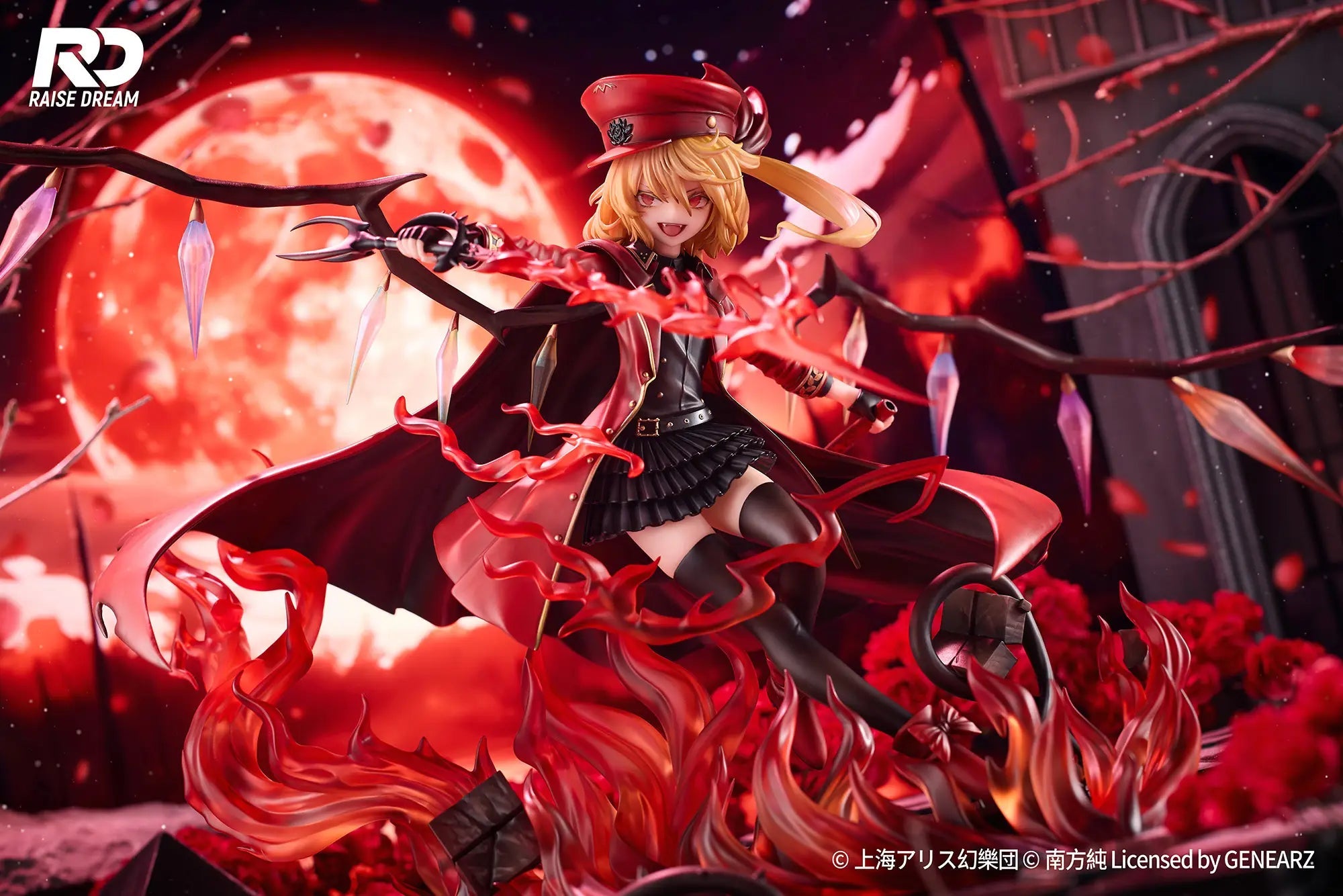 RaiseDream - 1/6 Touhou Project Flandre Scarlet Military Uniform Ver. Illustration by Minakata Sunao - Good Game Anime