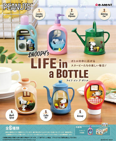Re-Ment - Peanuts: SNOOPY's LIFE in a BOTTLE: 1 Random Pull - Good Game Anime
