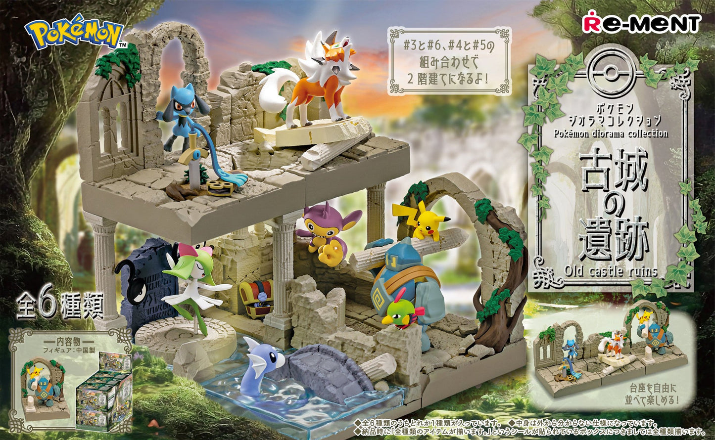 Re - Ment - Pokemon: Diorama Collection Old Castle Ruins - Good Game Anime