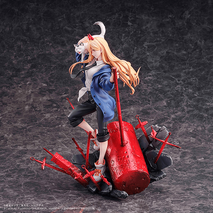 S - FIRE - CHAINSAW MAN Figure Power & Meowy - Good Game Anime