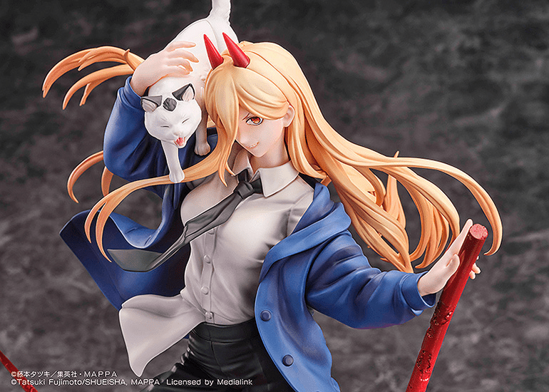 S - FIRE - CHAINSAW MAN Figure Power & Meowy - Good Game Anime