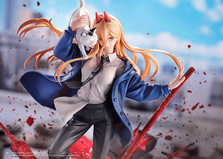 S - FIRE - CHAINSAW MAN Figure Power & Meowy - Good Game Anime