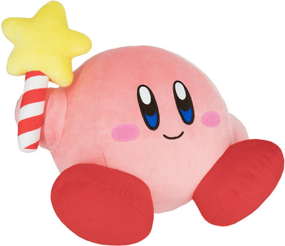 Sanei Boueki - Kirby: Plush Toy ALL STAR COLLECTION KP69 Kirby (L) Star Rod - Good Game Anime