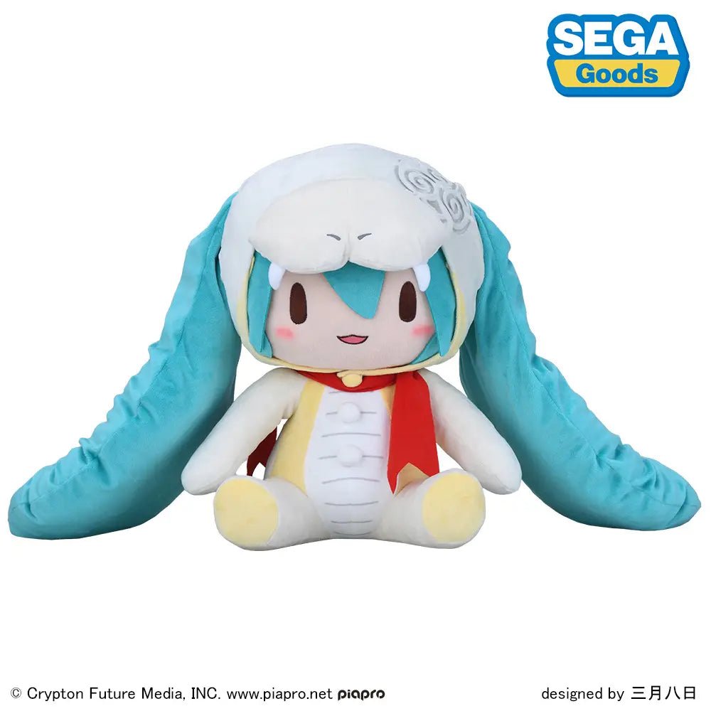SEGA - Hatsune Miku Snake 2025 Fuwapuchi Plush Toy (LL) - Good Game Anime