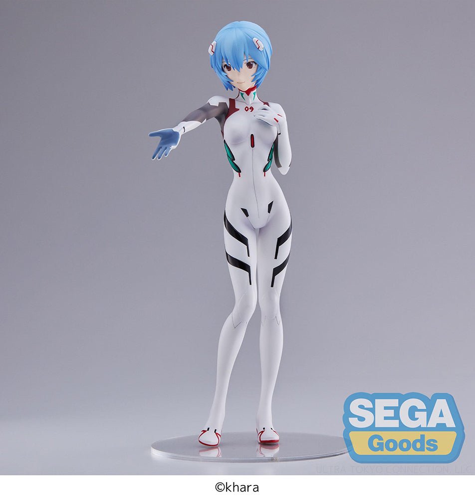 SEGA - Rebuild of Evangelion Rei Ayanami (Hand Over/Momentary White) Super Premium Figure - Good Game Anime