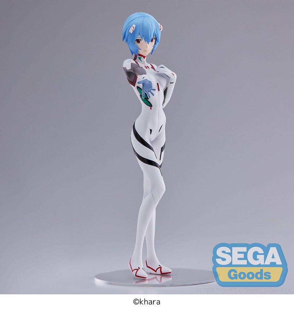 SEGA - Rebuild of Evangelion Rei Ayanami (Hand Over/Momentary White) Super Premium Figure - Good Game Anime