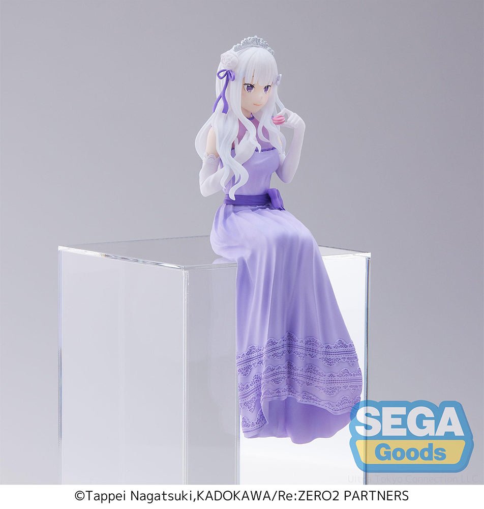 SEGA - Re:ZERO - Starting Life in Another World - : Lost in Memories PM Perching Figure "Emilia - Dressed - Up Party - " - Good Game Anime