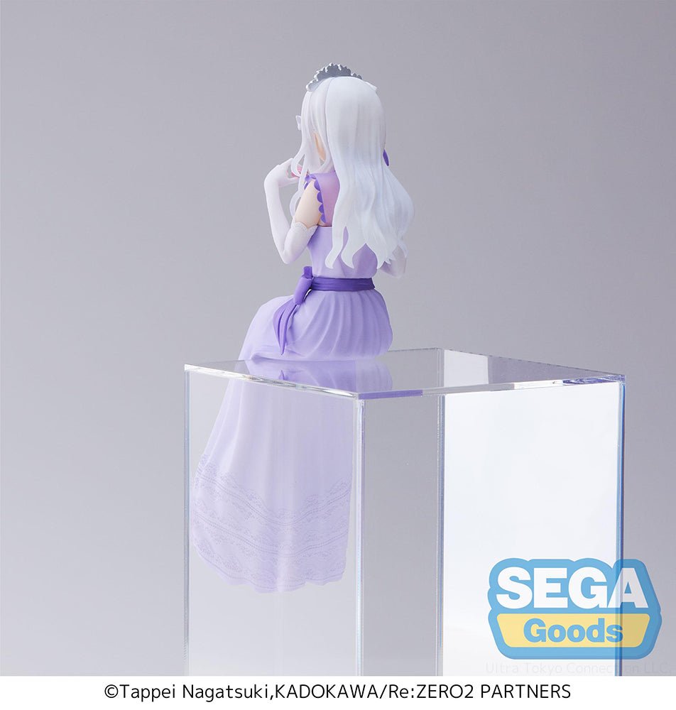 SEGA - Re:ZERO - Starting Life in Another World - : Lost in Memories PM Perching Figure "Emilia - Dressed - Up Party - " - Good Game Anime