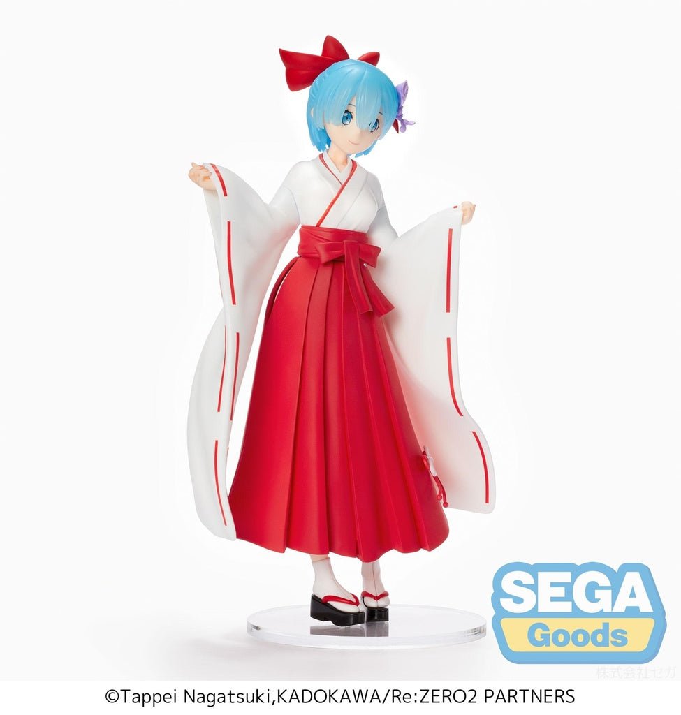 SEGA - SPM Figure "Rem" Shrine Maiden Style (Re:Zero -Starting Life in Another World) - Good Game Anime