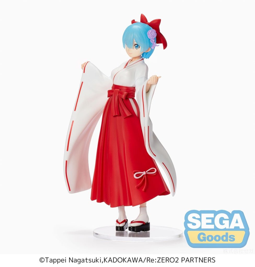 SEGA - SPM Figure "Rem" Shrine Maiden Style (Re:Zero -Starting Life in Another World) - Good Game Anime