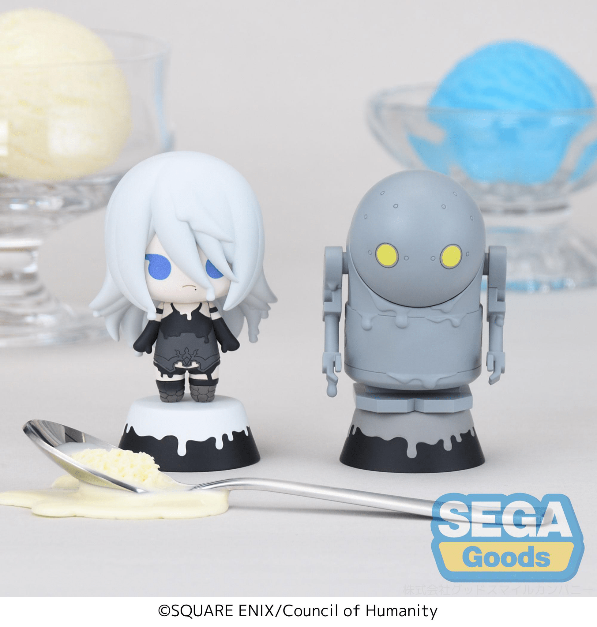 SEGA - Tiny Melties TV Anime Mini Figure Vol.2 (EX) [Pack of: 1 A2, 1 Machine Lifeform] (NieR:Automata Ver1.1a) - Good Game Anime