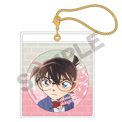 ShopPro - Detective Conan Case Key Chain with Can Badge Conan - Good Game Anime