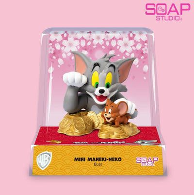 SOAP STUDIO - Tom and Jerry: Mini Maneki-Neko Bust - Good Game Anime