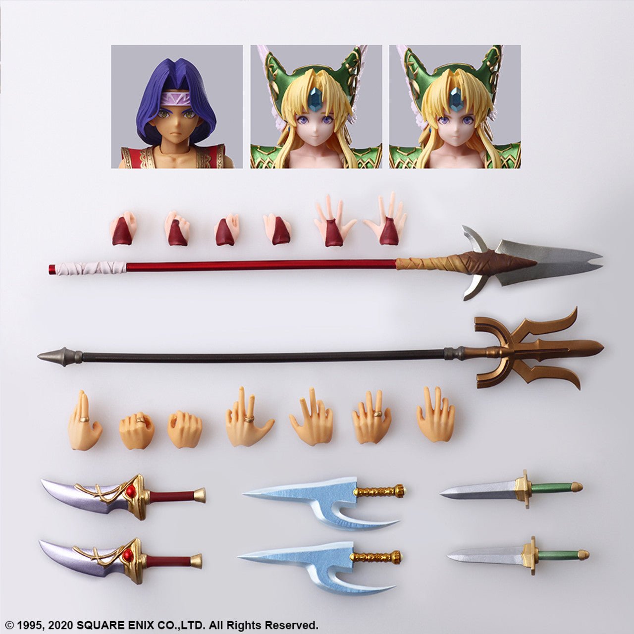 Square Enix - Bring Arts Hawkeye and Riesz Action Figure (Trials of Mana) - Good Game Anime