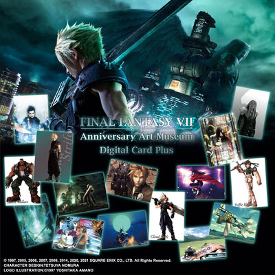 ff7 booster box Final Fantasy VII Anniversary Art Museum Booster Pack
