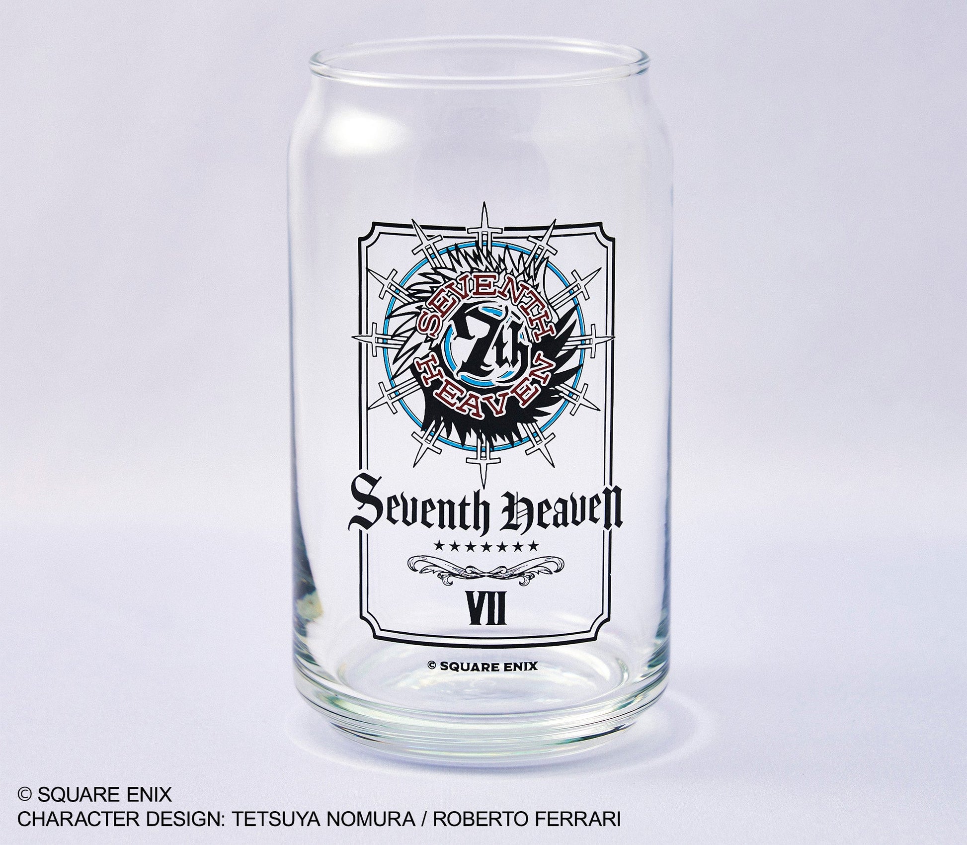 Square Enix - Final Fantasy VII Rebirth Can - Shaped Glass Seventh Heaven - Good Game Anime