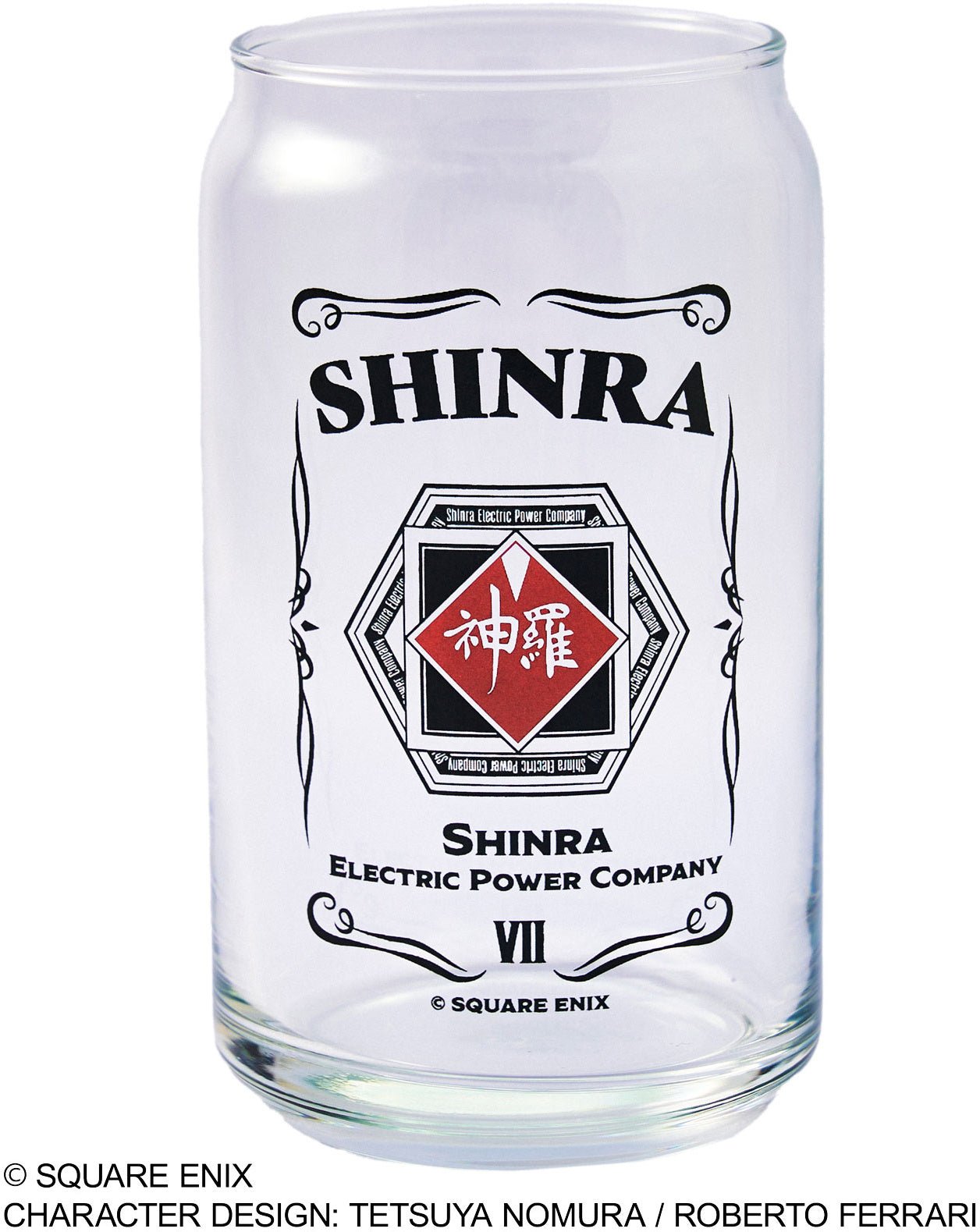 Square Enix - FINAL FANTASY VII REBIRTH Can - Shaped Glass Shinra Electric Power Company - Good Game Anime