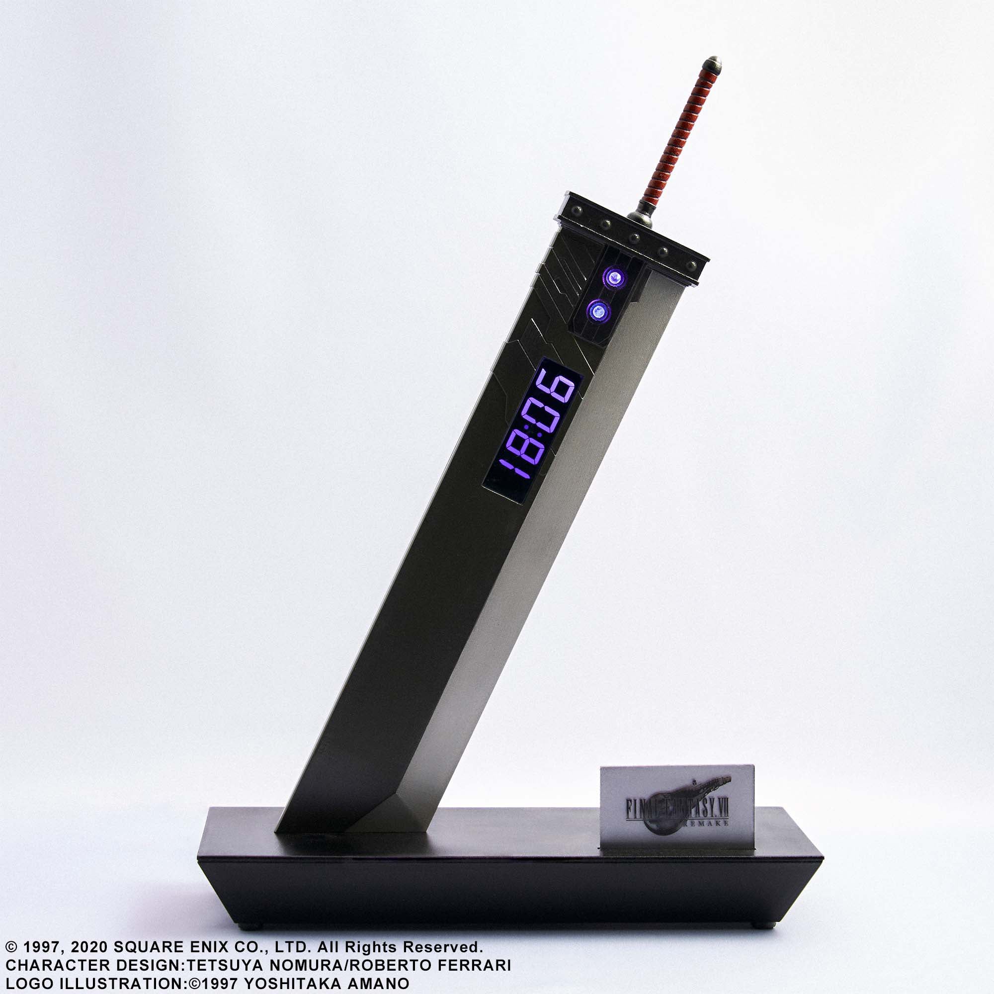 Square Enix - FINAL FANTASY VII REMAKE Digital Clock - Buster Sword - Good Game Anime