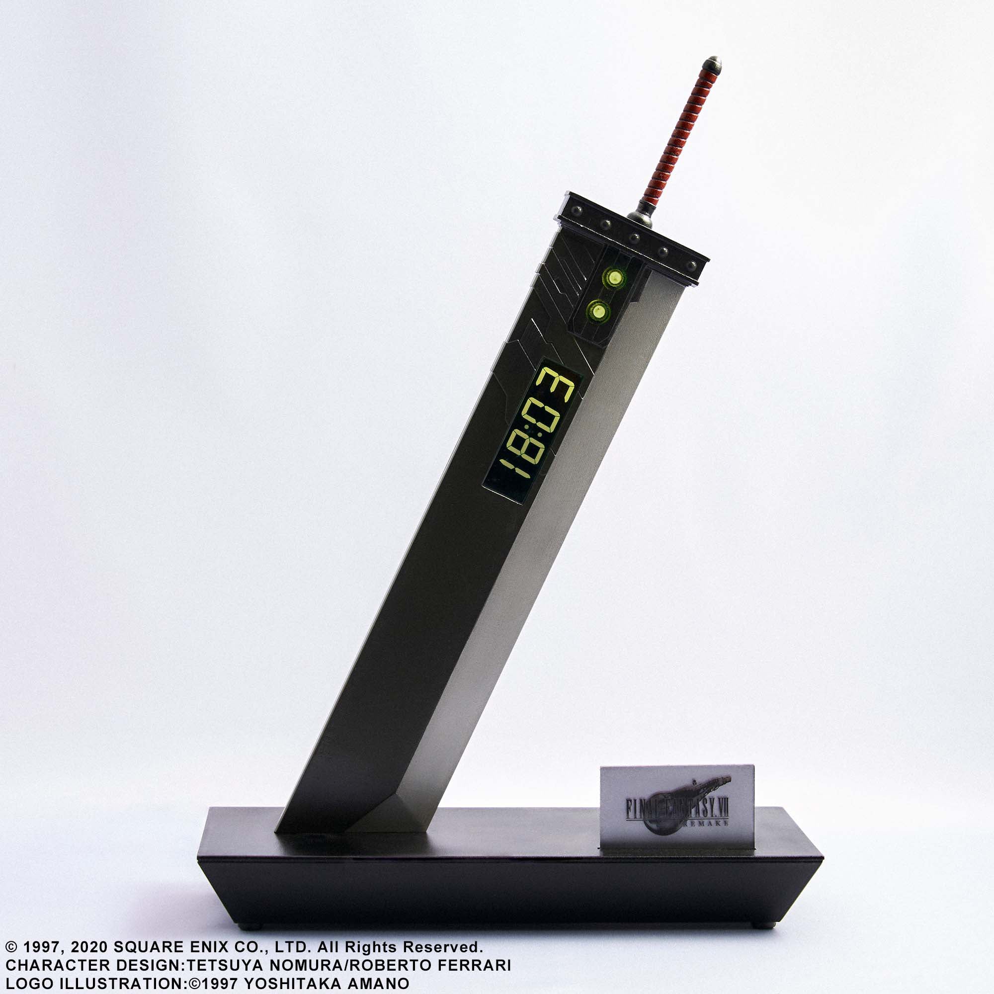 Square Enix - FINAL FANTASY VII REMAKE Digital Clock - Buster Sword - Good Game Anime