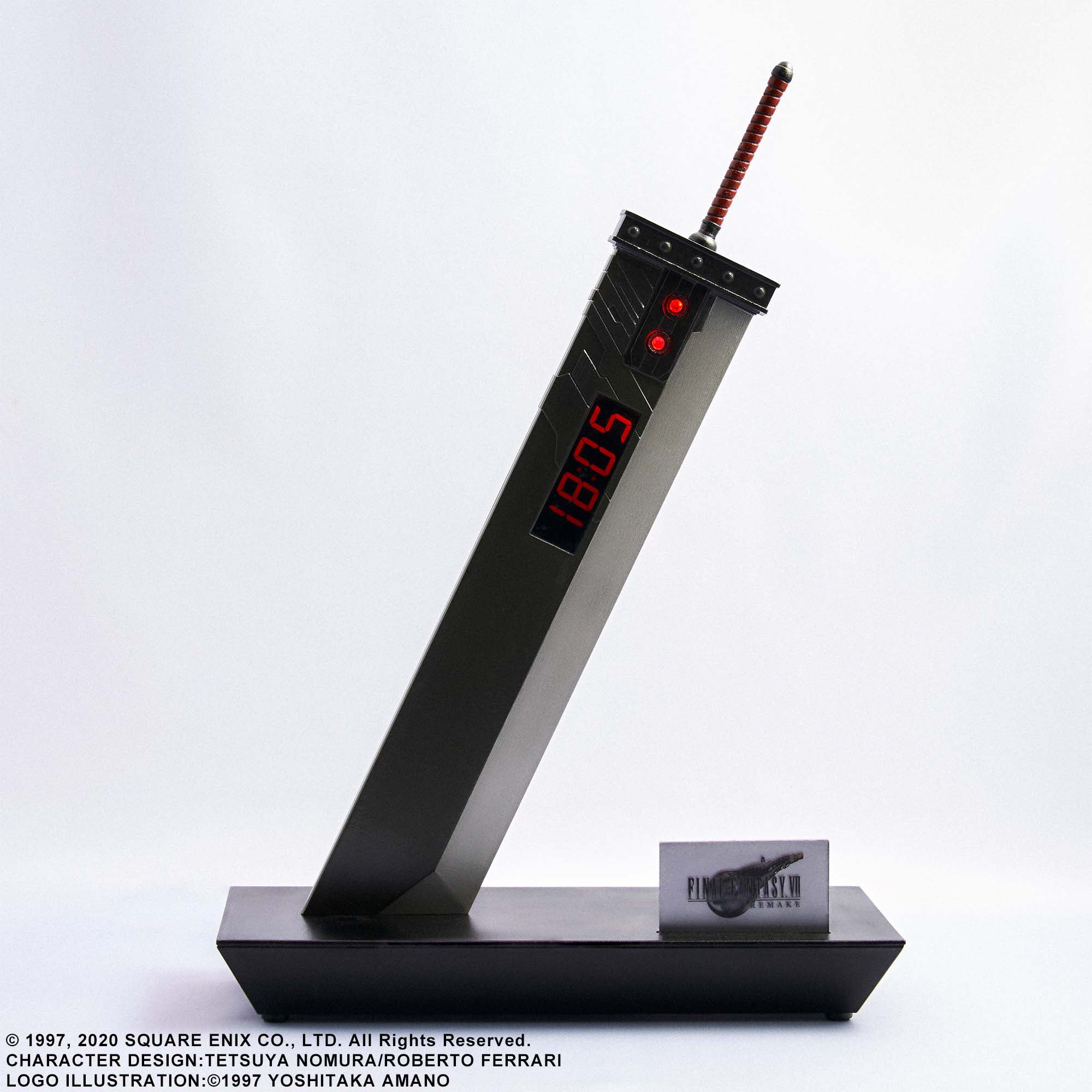 Square Enix - FINAL FANTASY VII REMAKE Digital Clock - Buster Sword - Good Game Anime