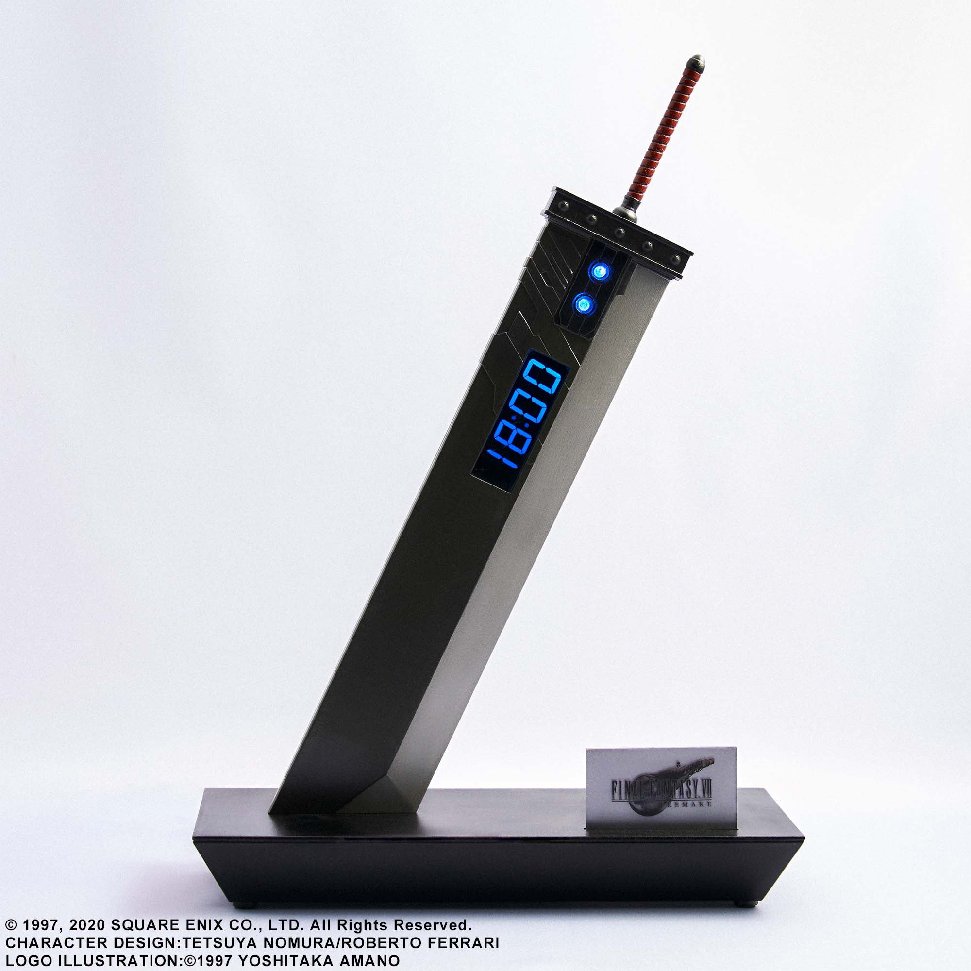 Square Enix - FINAL FANTASY VII REMAKE Digital Clock - Buster Sword - Good Game Anime