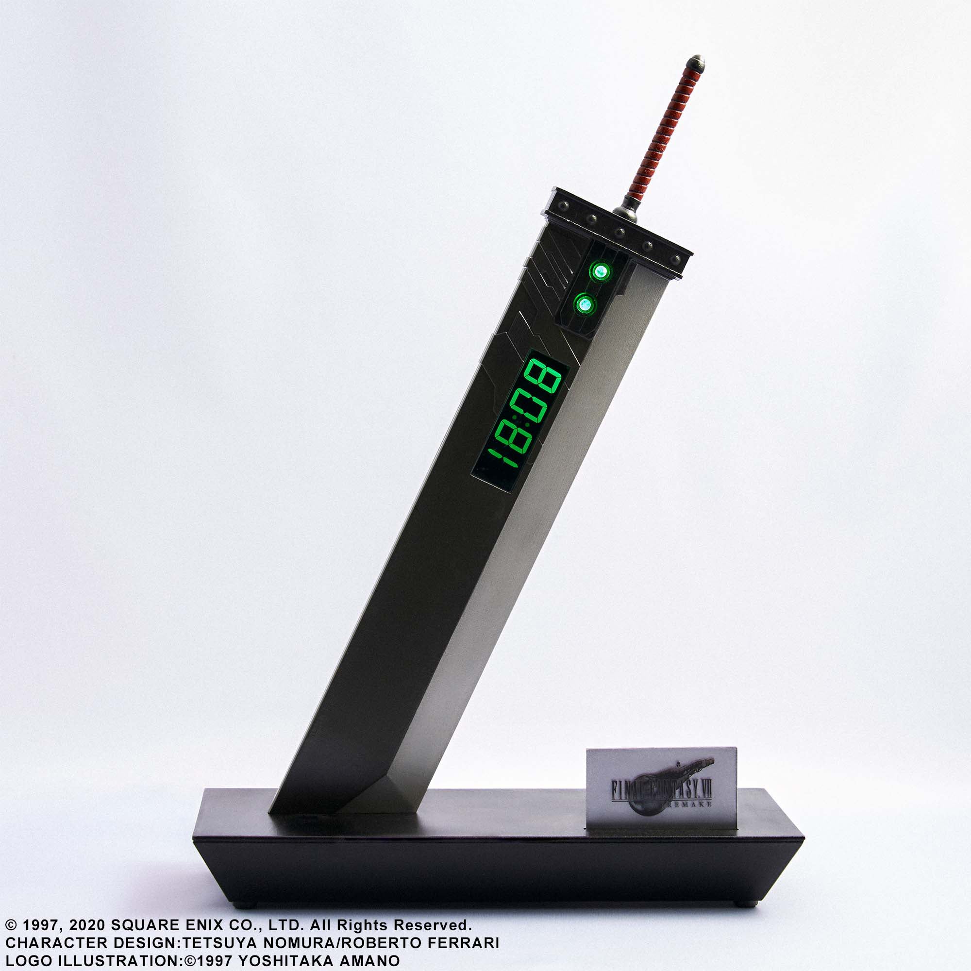 Square Enix - FINAL FANTASY VII REMAKE Digital Clock - Buster Sword - Good Game Anime