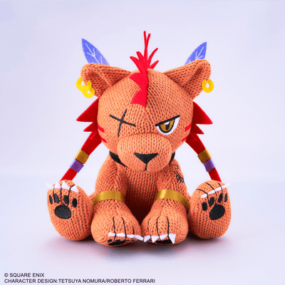 Square Enix - FINAL FANTASY VII REMAKE KNITTED PLUSH - RED XIII - Good Game Anime