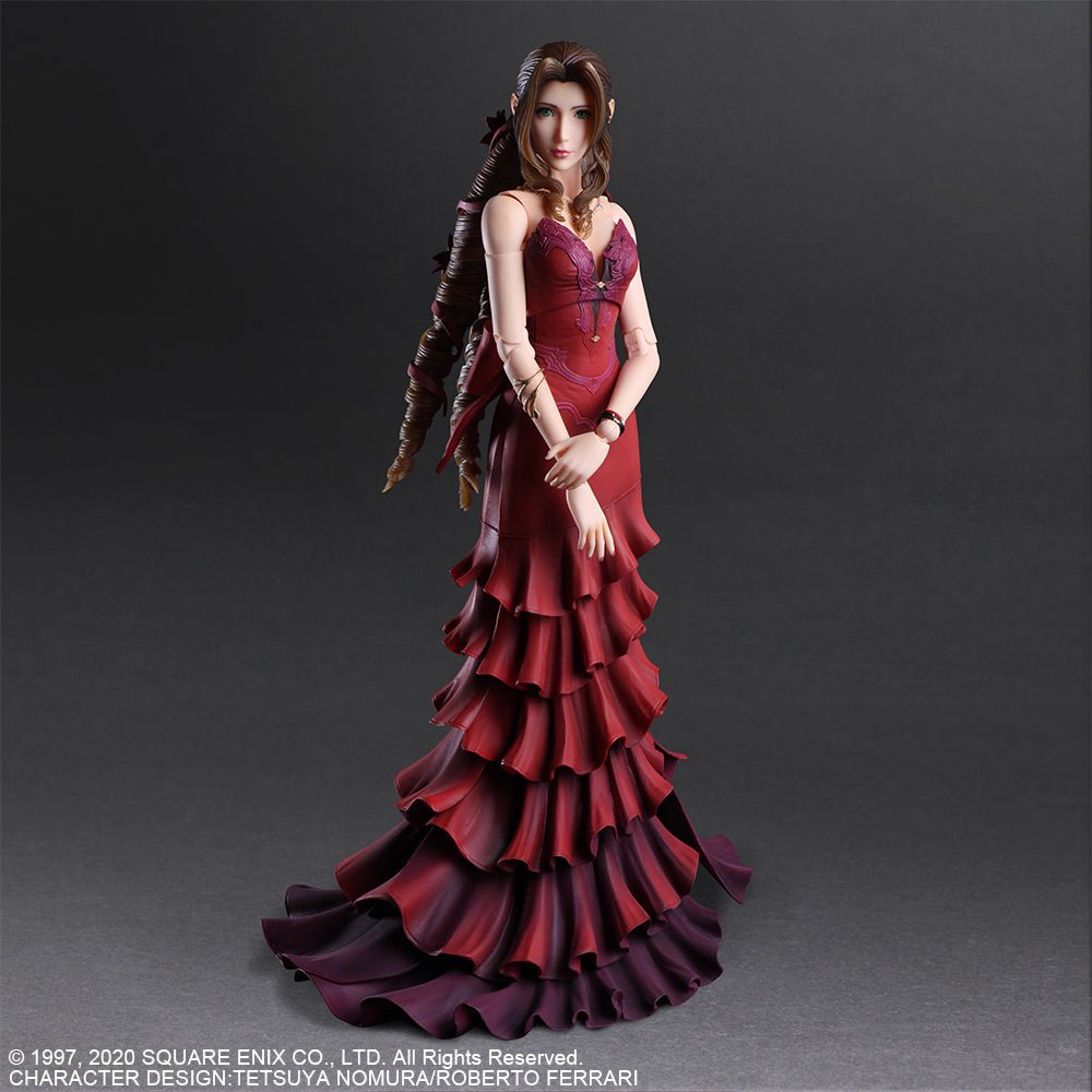 Square Enix - FINAL FANTASY VII REMAKE PLAYARTS - KAI - ™ AERITH GAINSBOROUGH DRESS Ver. - Good Game Anime