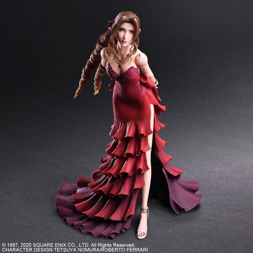 Square Enix - FINAL FANTASY VII REMAKE PLAYARTS - KAI - ™ AERITH GAINSBOROUGH DRESS Ver. - Good Game Anime