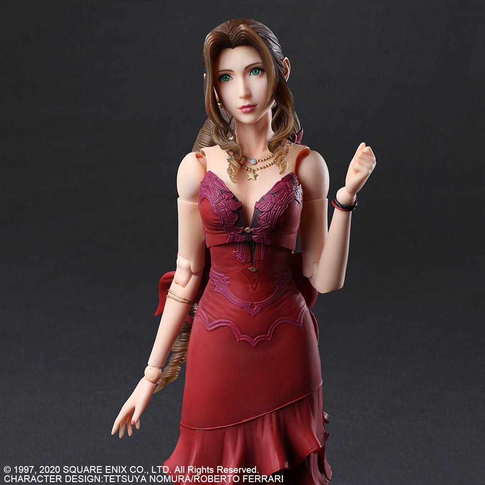 Square Enix - FINAL FANTASY VII REMAKE PLAYARTS - KAI - ™ AERITH GAINSBOROUGH DRESS Ver. - Good Game Anime