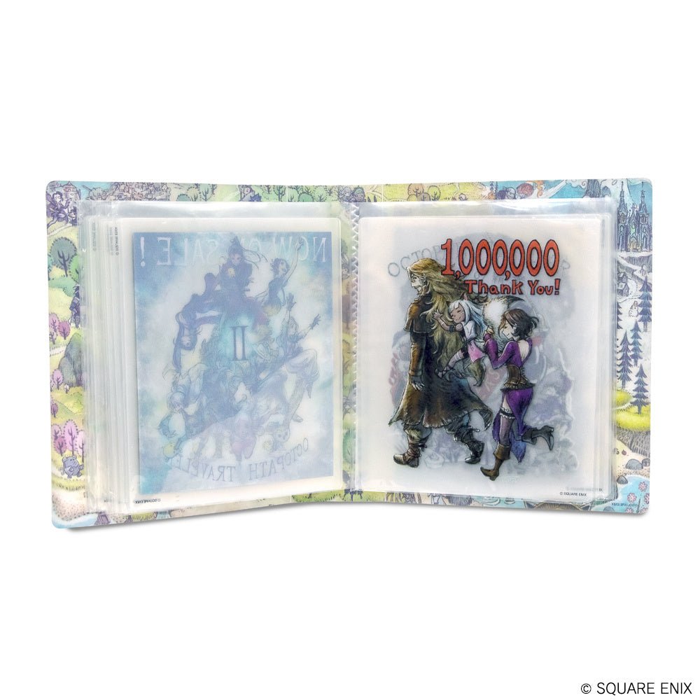 Square Enix - Octopath Traveler Series: Set Of 16 Art Sheets With Mini Binder - Good Game Anime