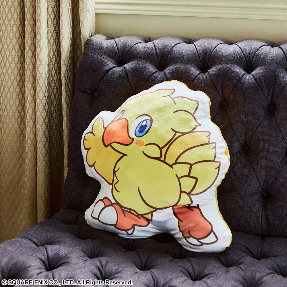 Square Enix - Square Enix - Final Fantasy Fluffy Fluffy Chocobo Die-Cut Cushion - Good Game Anime